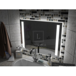 Зеркало с подсветкой для ванной комнаты Мессина 170х80 см