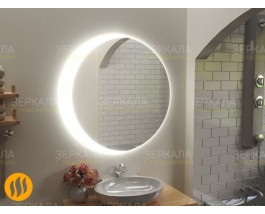 Зеркало с подогревом и подсветкой в ванную комнату Бавено