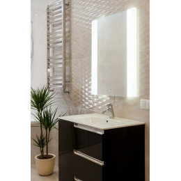 Зеркало в ванную комнату с подсветкой Камила 70х100 см